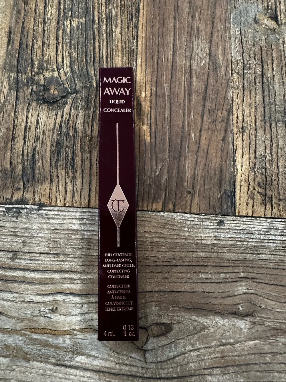 Charlotte Tilbury Magic Away Liquid Concealer - Deep Brown Packaging